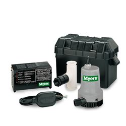 Myers MBSP Plus-18T 12 Volt Battery Standby Pump System with Control and Alarm Myers MBSP Plus Battery Backup Pump, MBSP Plus-18T