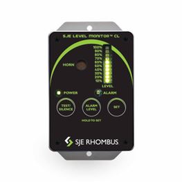 SJE-Rhombus   Level Monitor™ CL w/C-Level™ CL100 sensor with 300 Vented Cable level monitor, liquid level, monitor, septic tank, pump alarm, basin alarm, alarm float, alarm panel, high water alarm, low water alarm, float, pump switch, control switch, wide angle float, SJ Electro, SJ Electro pump switch, pump float, float switch, signal float, 1031423