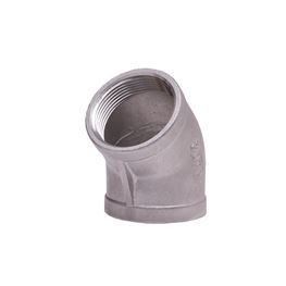 304 Stainless Steel 45° Elbow 2" elbow, stainless steel fitting, stainless steel elbow, stainless steel 304, 304, threaded, threaded pipe fitting, ninety degree elbow, SSLL9020