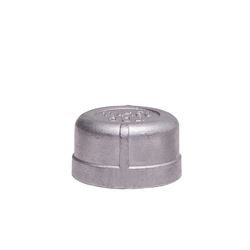 304 Stainless Steel Cap 1.25" cap, stainless steel fitting, stainless steel cap, stainless steel 304, 304, threaded, threaded pipe fitting, SSLCP12