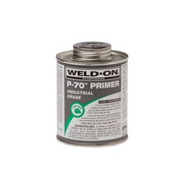 Weld-On 10224 P-70 Clear Primer Pint primer, glue, pvc cleaner, hot glue, pvc primer, pipe primer, P-70, p70, Weld On, weldon, 10224