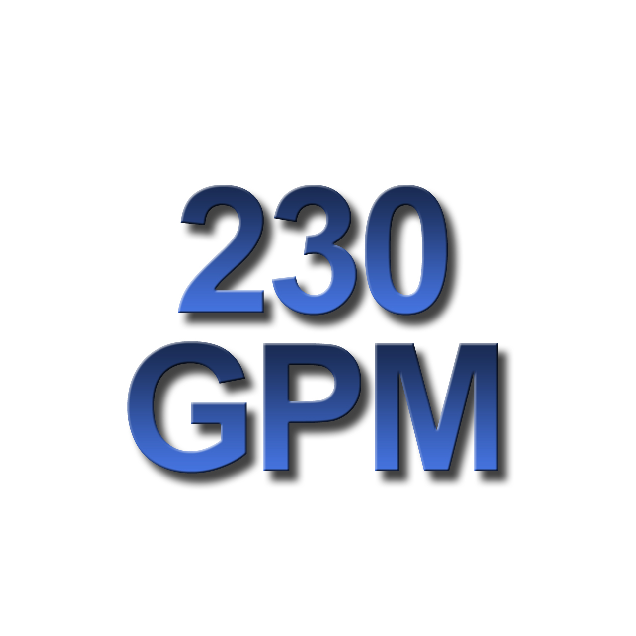 230 GPM