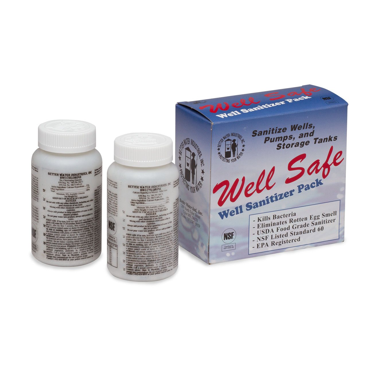 Well Safe Sanitizer Kit Better Water Industries Inc