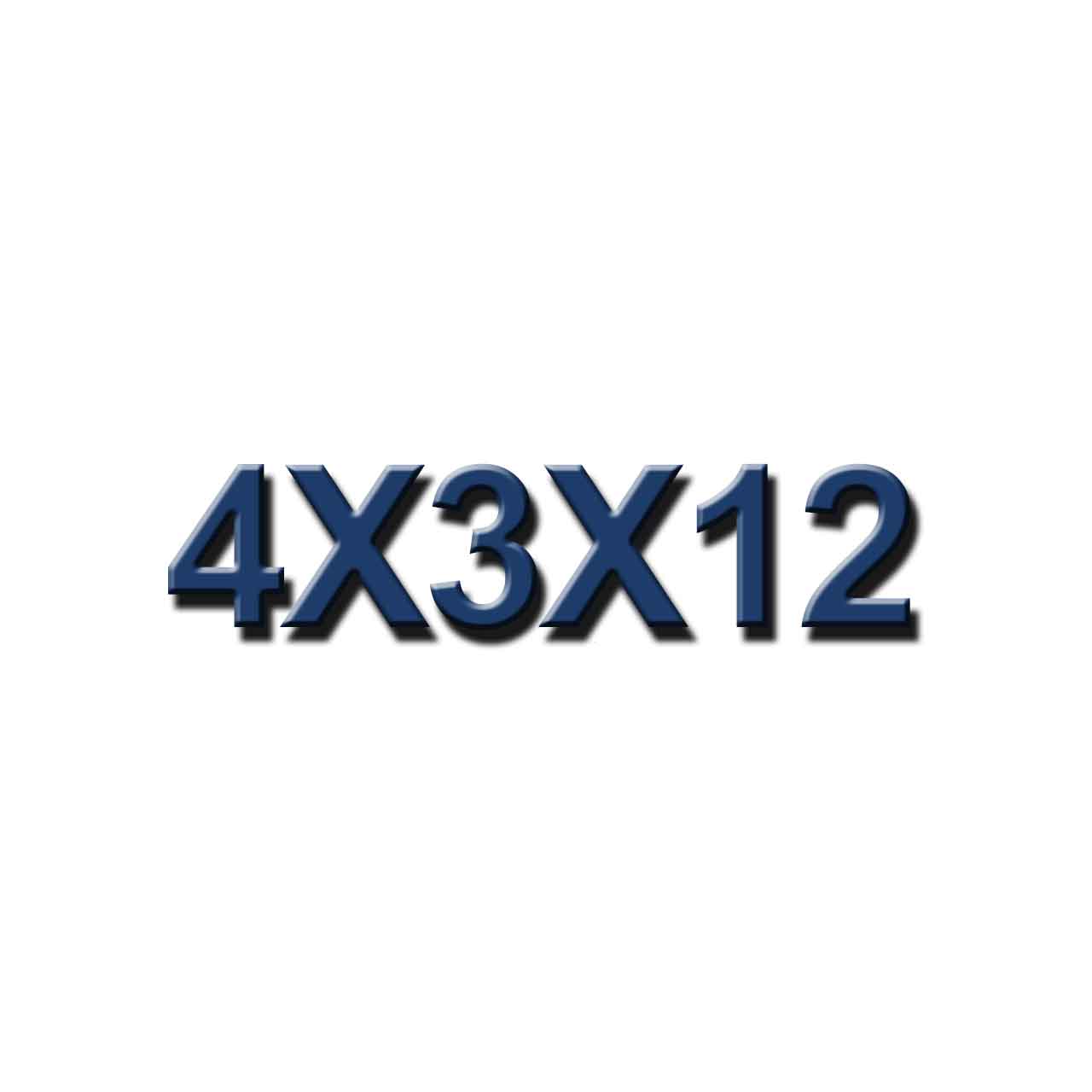 4x3x12