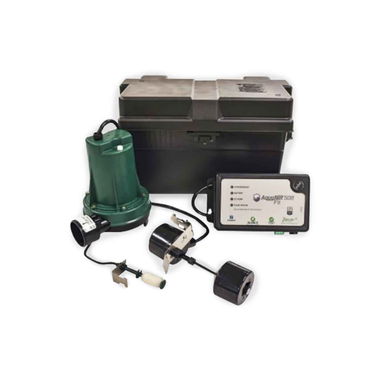 Zoeller - Zoeller 508-0014 AquaNot® Fit 508 Battery Backup System 12VDC ...