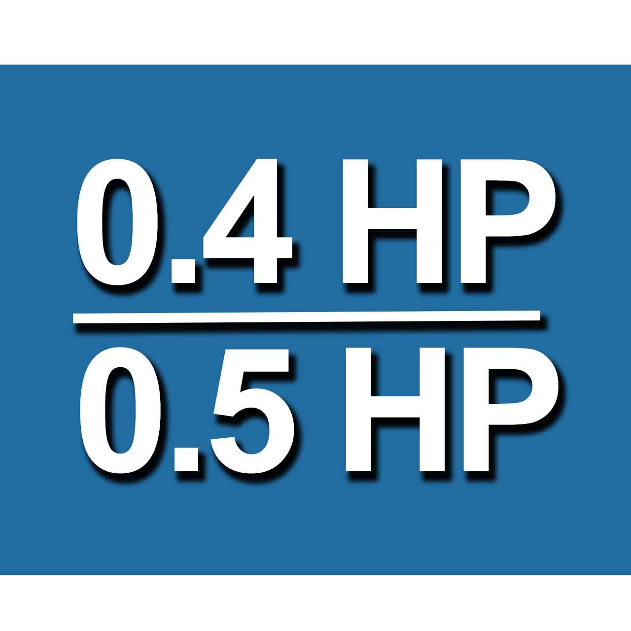 Heavy Duty Residential 0.4 to 0.5 Horsepower
