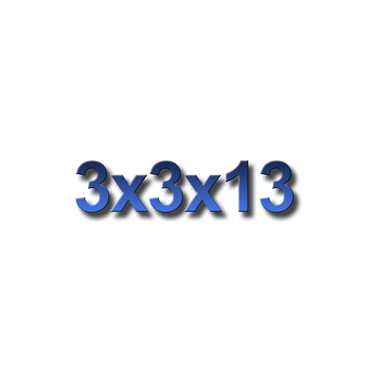 3x3x13