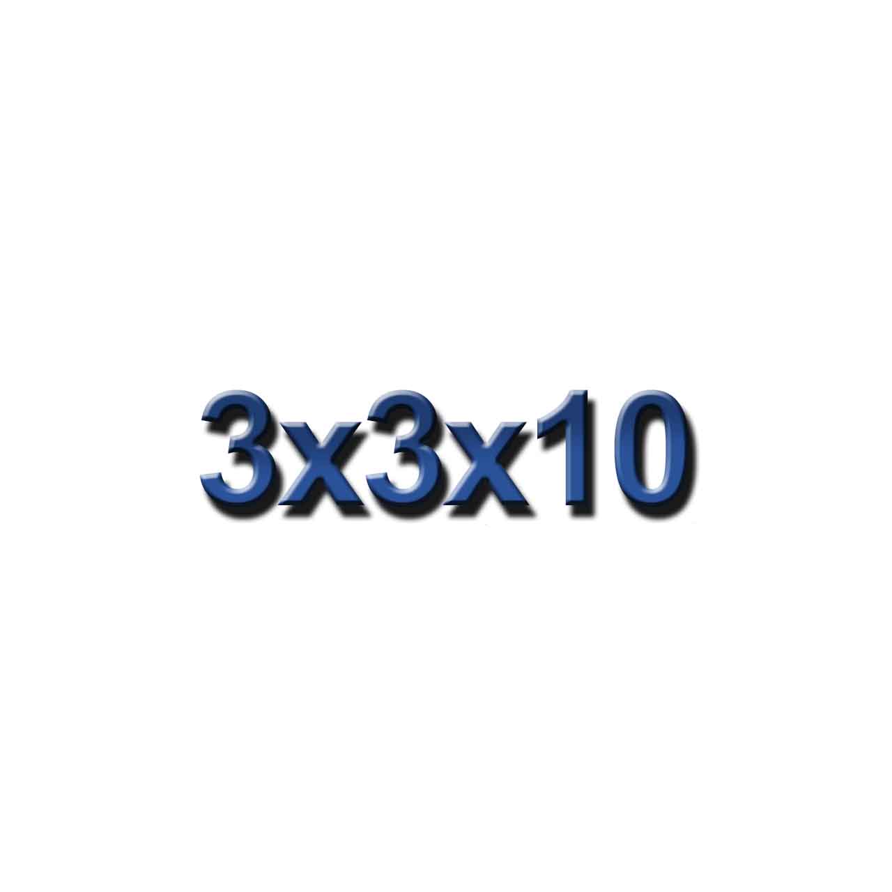 3x3x10