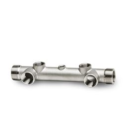 American Granby SS Constant Pressure Manifold 1.25" X 13.5" american granby tank tee,  Stainless Steel, ss fittings, tank tee, stainless steel tank tee, stainless tank tee, ss tee, tee, tea, brass tank tee, no lead, pressure tank, constant pressure