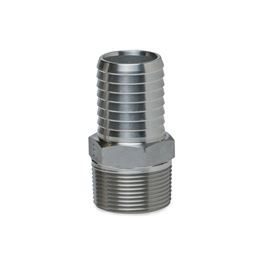 American Granby SSMA11/4 Stainless Steel Male Adapters 1-1/4" MPT x 1-1/4" INS  Stainless Steel, Insert, insert fittings, ss fittings, ss insert, 90, slip slip, male adapter, ma, steel insert, brass insert, no lead