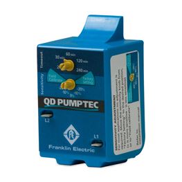 Franklin Electric 5800070600 QD Pumptec Motor Protection Device 230V 1PH 1/3-1HP pump protection, motor protection, run dry protection, low water, deluxe, deluxe control box, Franklin deluxe, pump control box, control box, franklin electric, QD box, QD, well pump control, 3 wire box, 3 wire control box, well pump control box, well pump