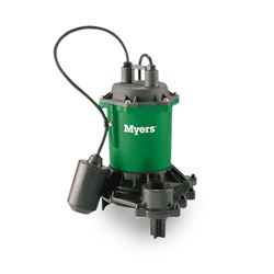 Myers ME40AGP-21 Effluent Pump 0.4 HP 230V 10 Cord Automatic Myers ME40, ME40AG-11, ME40AG-21, ME40AGP-11, ME40AGP-21, continuous run, agricultural, evaporative cooling, high temperature pump
