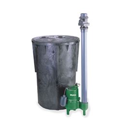 Myers SR1830-23-2 Packaged Sewage Basin System 0.4 HP 115V 10 Cord Myers ED33 sump basin, ED33, sump pump, utility pump, dewatering pump, basement pump, effluent pump