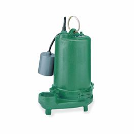 Myers ME750120T Cast Iron Effluent Pump 0.5 HP 115V 20 Cord Automatic Myers ME7, ME750120T, effluent pumps, sump pumps, cast iron submersible pump