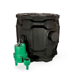 Myers SB24SRM Packaged Sewage System 0.4 HP 115V 20 Cord Myers SB24SRM, SB24SRM sewage basin package