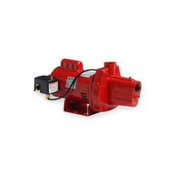 Red Lion RJS-100-PREM Premium Cast Iron Shallow Well Jet Pump 1.0 HP 115/230V Red Lion Jet Pump, shallow well jet pumps, lake pumps, convertible well pumps, well pumps, shallow well pumps, end suction pumps