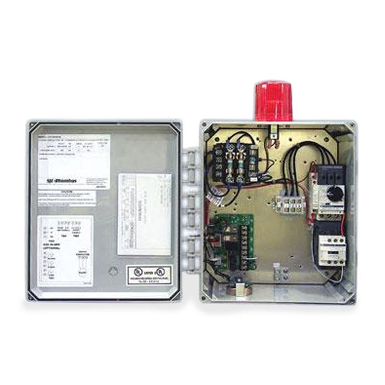 sjerhombus model 312 3phase 208/240/480/600v simplex motor contactor  control panel