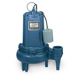 Sta-Rite SC9100220T Submersible Sewage Pump 1.0 HP 230V 1PH 20 Cord SC9100220T, Sta-Rite SC9100220T, Sta-Rite SC9, SCC9, sewage pump, solids pump, ejector pump, sump basin, pre-plumed system