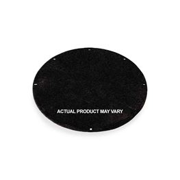 Topp C18SSH 1/4" Thick Simplex  Black Epoxy Steel Cover for 18" Poly and Fiberglass Basins solid black epoxy steel cover, lid for fiberglass basins, topp hatch 