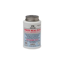 Weld-On 87730 White Seal Plus Multi-purpose Pipe Joint Compound with PTFE Half Pint tape, lock tight, Teflon, Thread seal, pipe dope, Sealant, pvc compound, PVC glue, cement, PVC Cement, primer, glue, pvc cleaner, hot glue, pvc primer, pipe primer, P-70, p70, Weld On, weldon, 87730